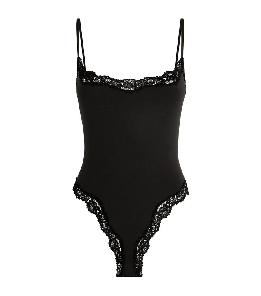 SKIMS Fits Everybody Lace-Trim Bodysuit 1