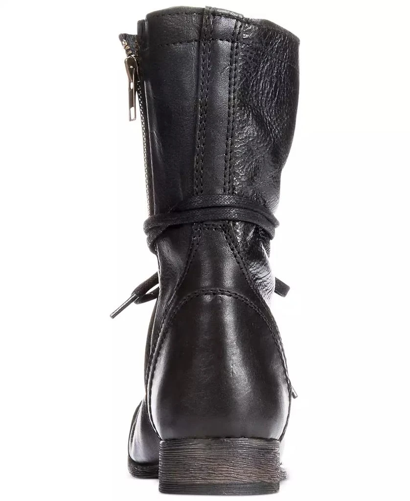 Steve Madden Women's Troopa Lace-up Combat Boots 3