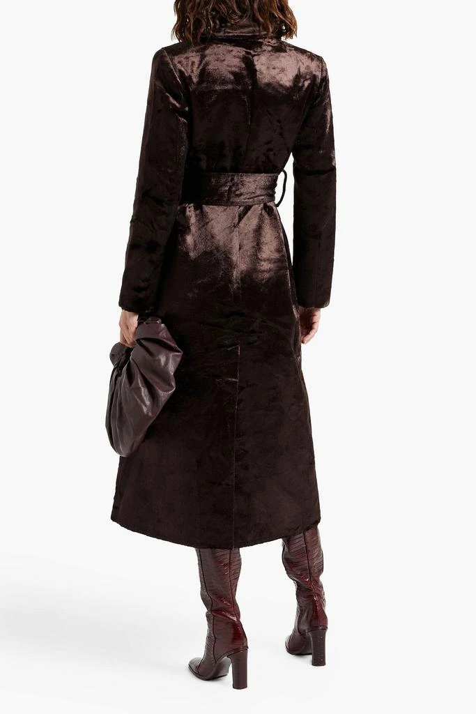 CO Crushed-velvet coat 3