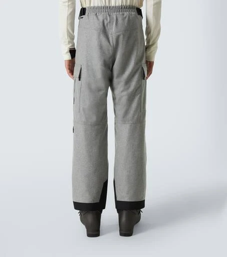 Moncler Technical wool flannel ski pants 4