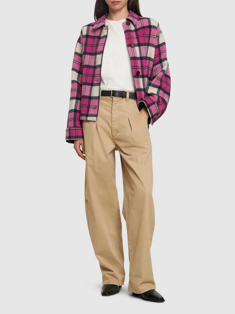 MSGM Wool Blend Tartan Jacket 1