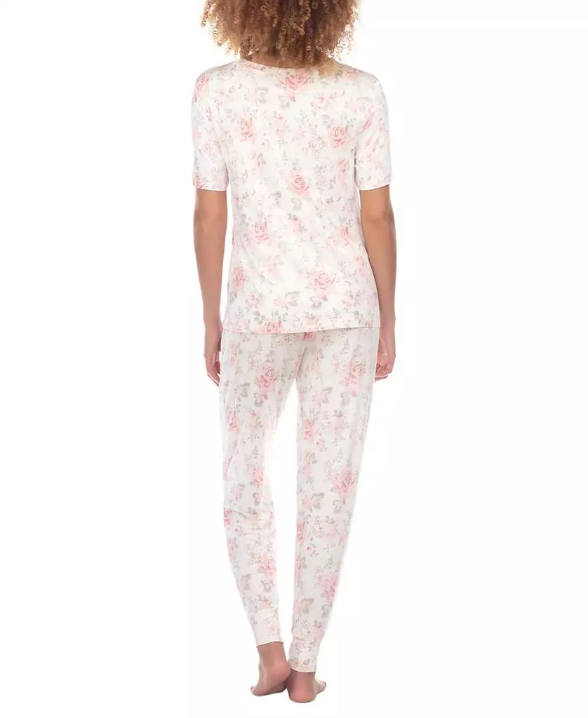 Honeydew Intimates Women's Happy Place 2-Pc. Printed Pajamas Set 2