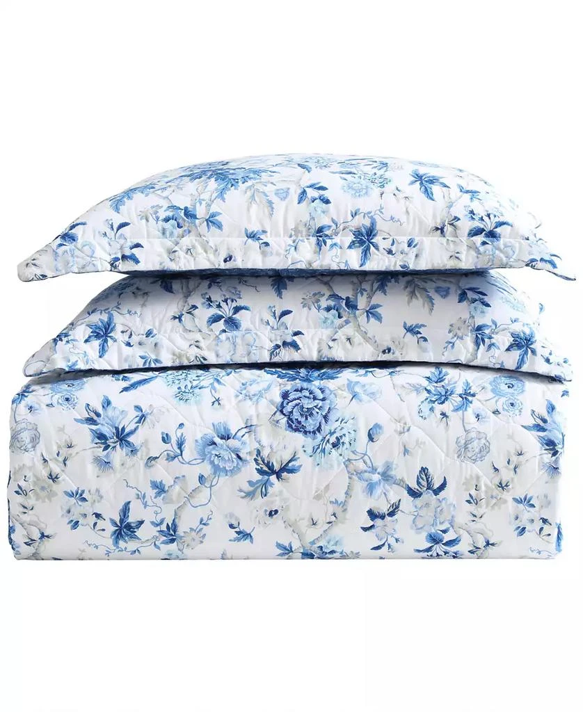 Laura Ashley Breezy Floral Reversible 2-Pc. Quilt Set 6