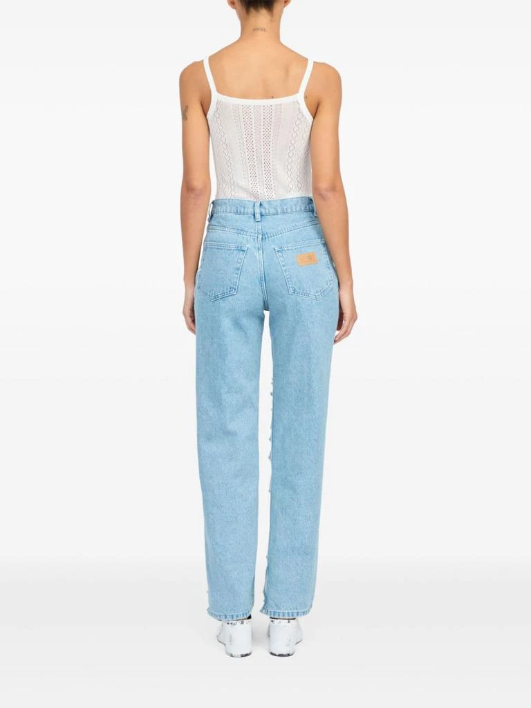MM6 Mm6 Maison Margiela Women
s Jeans Clear blue 6