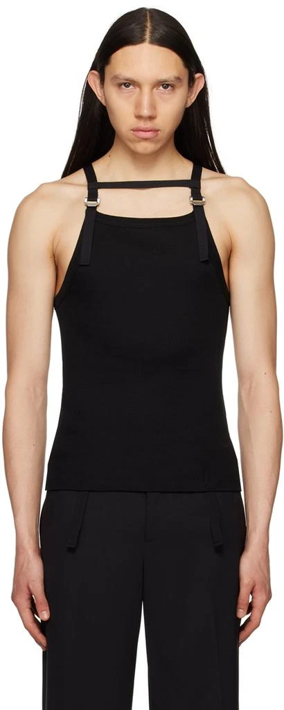 Dion Lee Black Safety Harness Tank Top 1