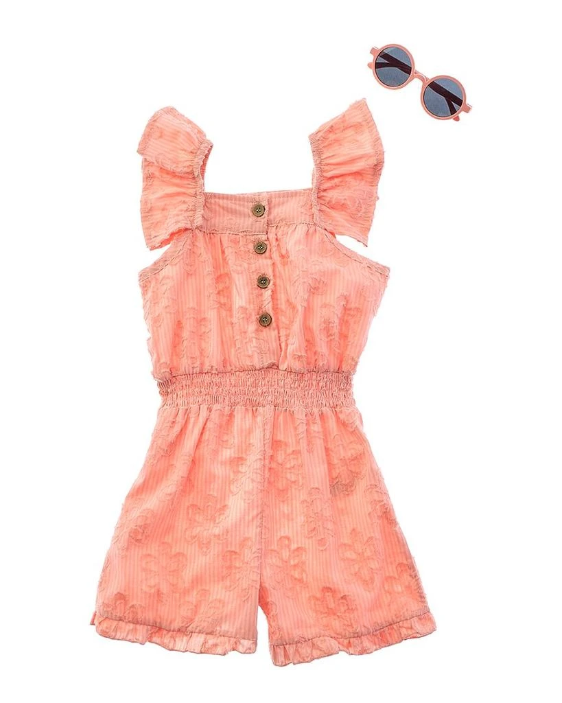 Rachel Zoe 2pc Woven Romper with Sunglasses 1