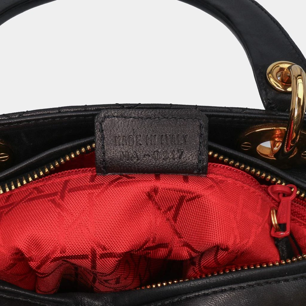 Dior Dior Black Medium Lambskin Cannage Lady Dior 5