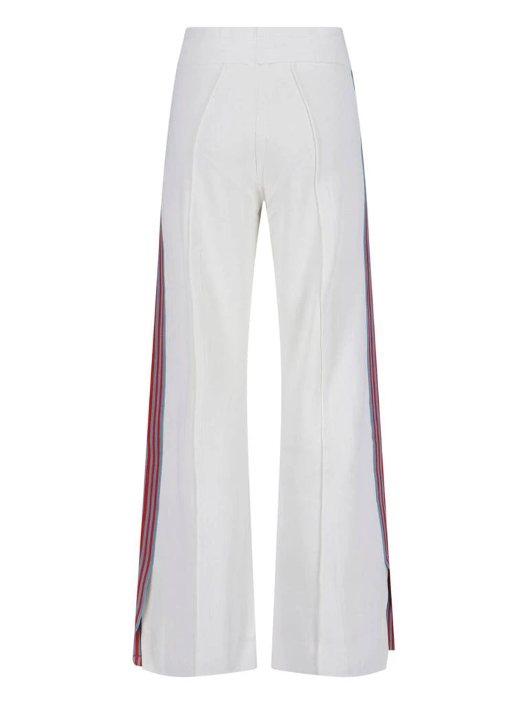 Autry White Logo Sweatpants with Contrast Side Stripes 2
