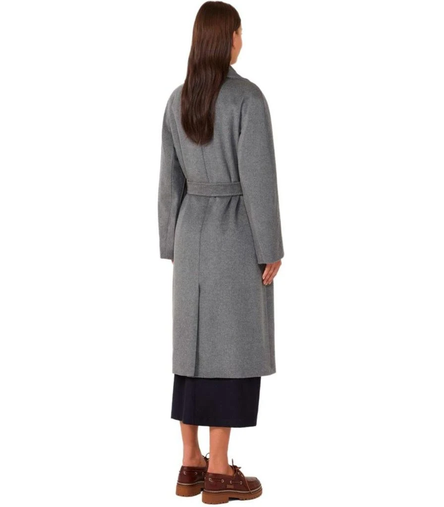 Weekend Max Mara Weekend Max Mara Resina Grey Belted Coat 4