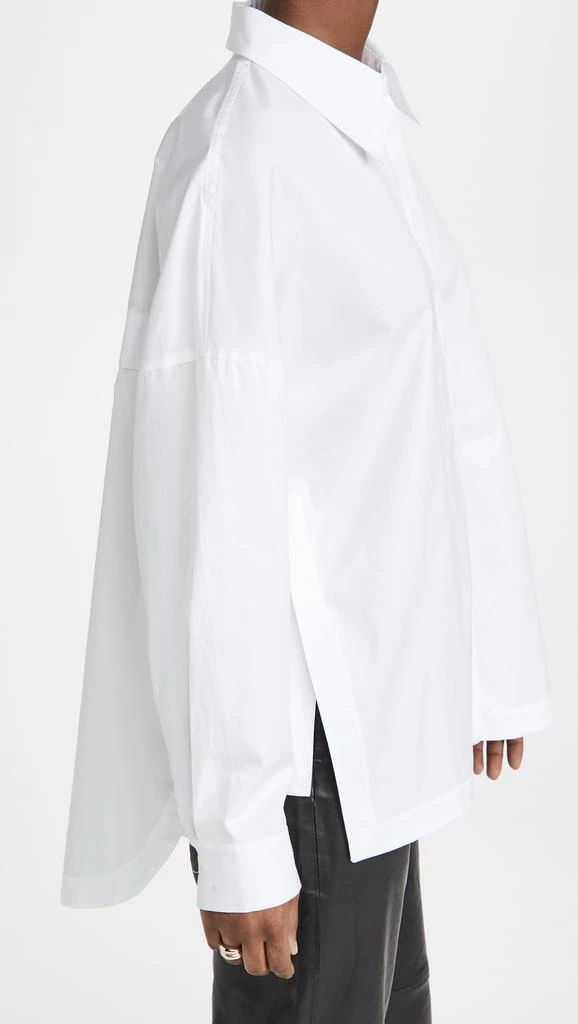 Tibi Classic Shirting Oversized Shirt 3