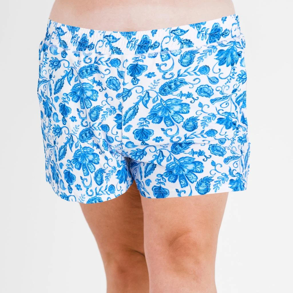 Shop Women's Plus Classic Fit Swim Shorts With Panty on Sale at