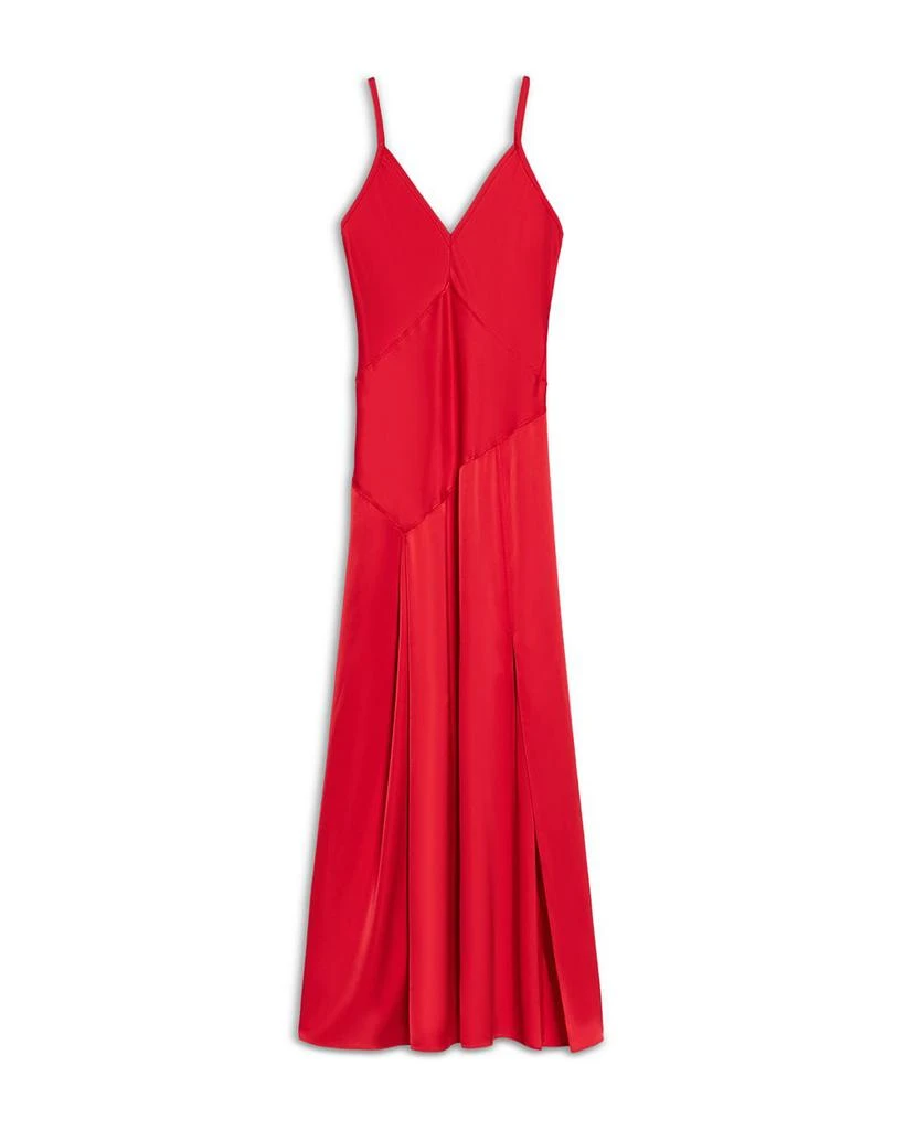 MAX&Co MAXCo. Satin Bias Cut Slit Maxi Dress 5
