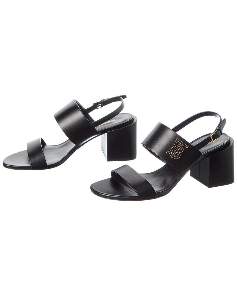 Burberry Motif Monogram Leather Sandal (Authentic Pre-Loved) 2