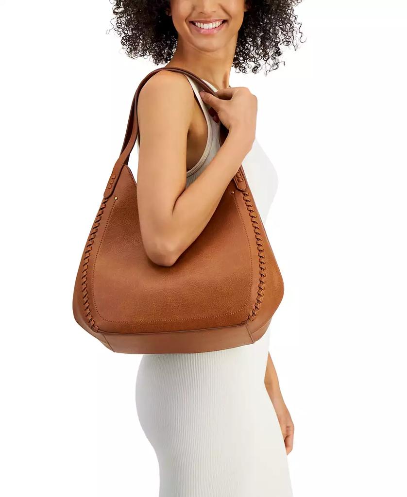 Style & Co Whip-Stitch Soft 4-Poster Tote, Exclusively at Macy's