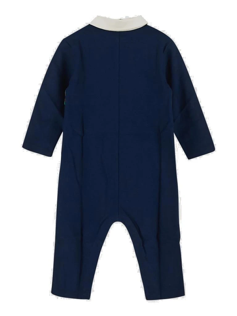 Gucci Gucci Kids Interlocking-G Long-Sleeved Romper 2