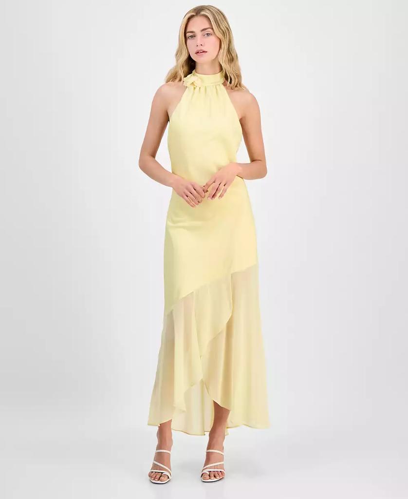 En Saison Women's Alexa Halter Maxi Dress