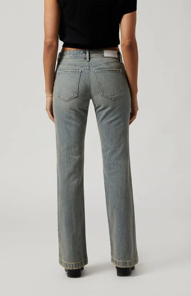 PacSun Jade Low Rise Bootcut Jeans Light Indigo Tinted 4