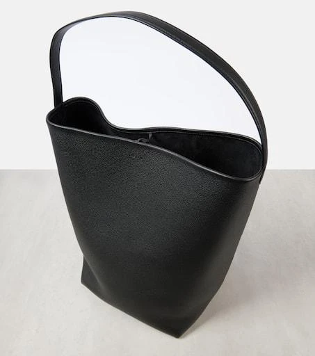 The Row Park Large N/S leather tote bag 6