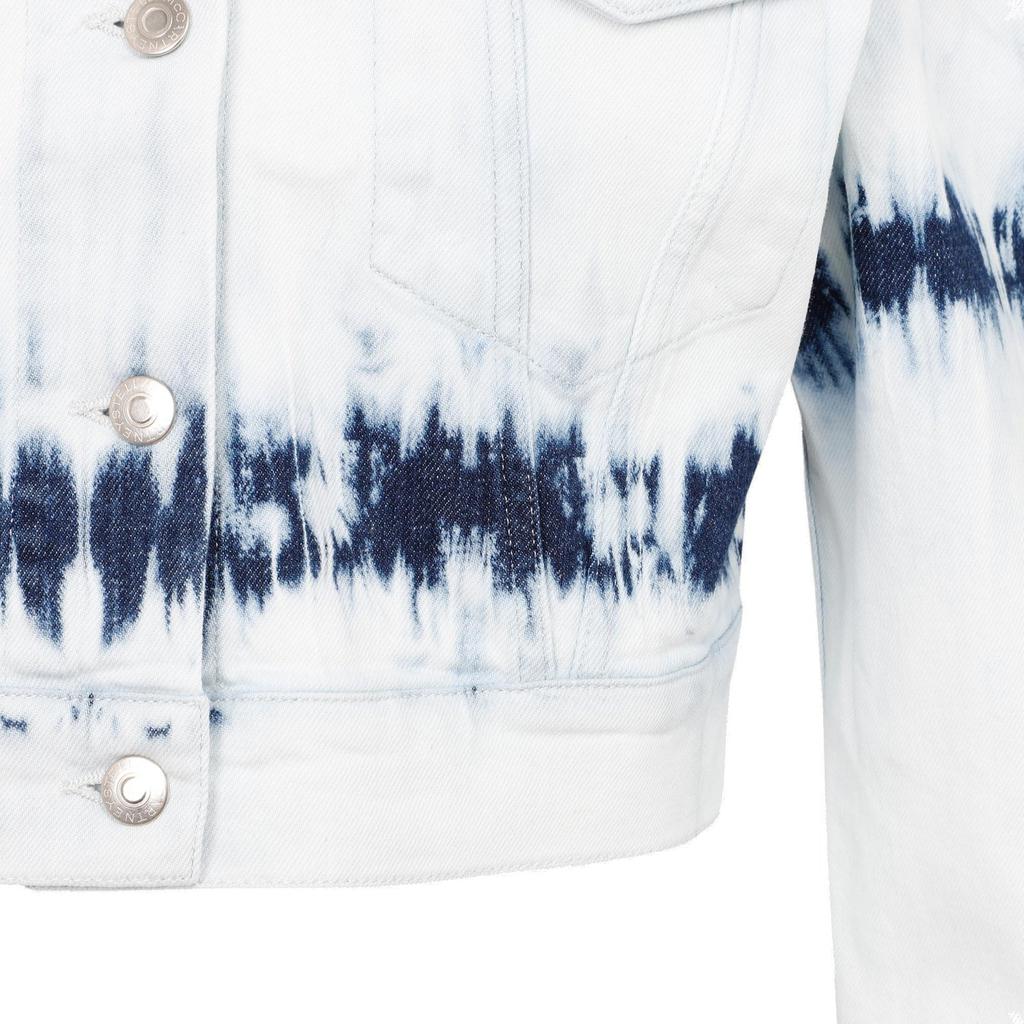 ブルゾン STELLA MCCARTNEY COTTON DENIM TIE DYE JACKET Stella McCartney Stella McCartney Tie-Dye Cropped Denim
