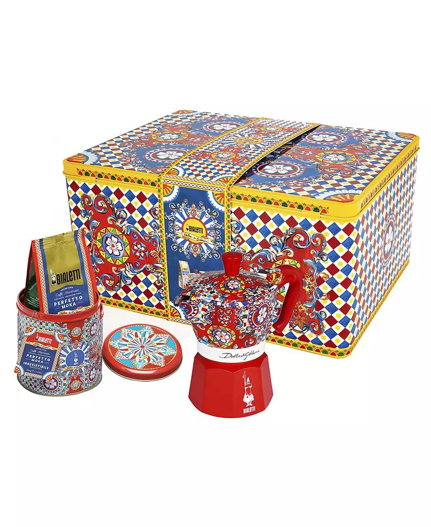 Bialetti Dolce&Gabbana Set 3 Cup Moka Coffee,Tin