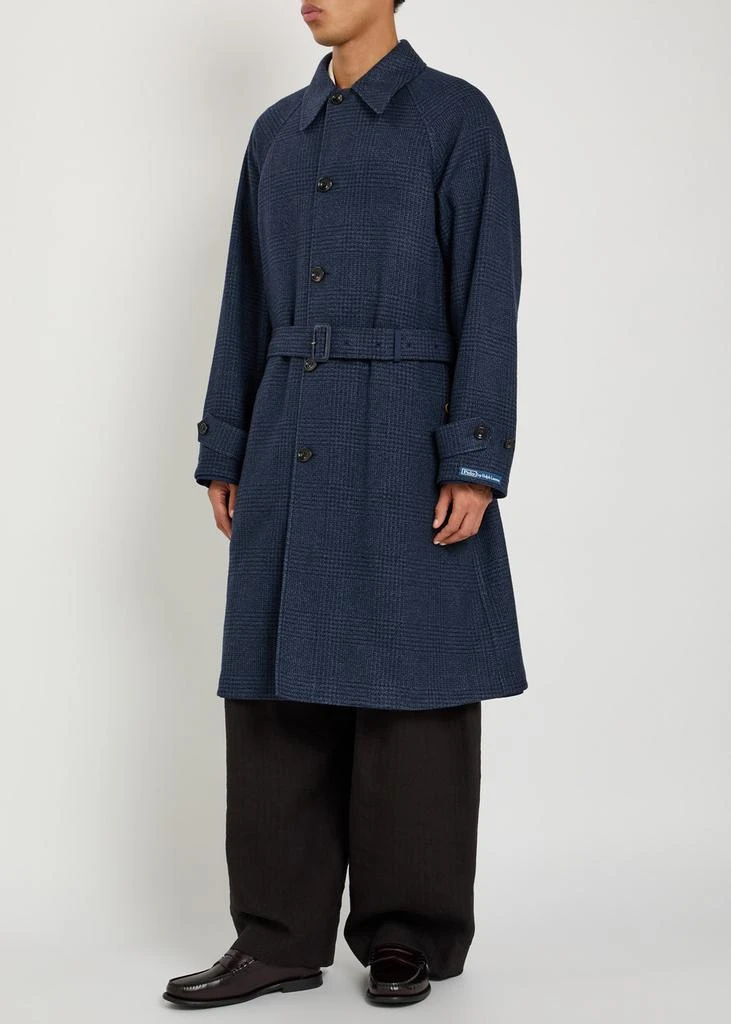 Ralph Lauren Balmacaan reversible belted wool and silk-blend coat 2