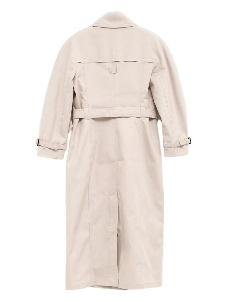 Jacquemus Belted Long Beige Trench Coat 2