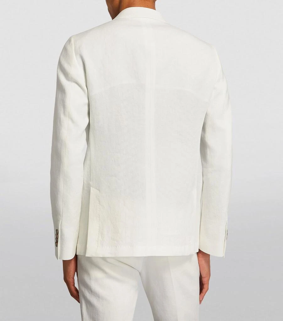 Giorgio Armani Linen Double-Breasted Two-Piece Suit 4