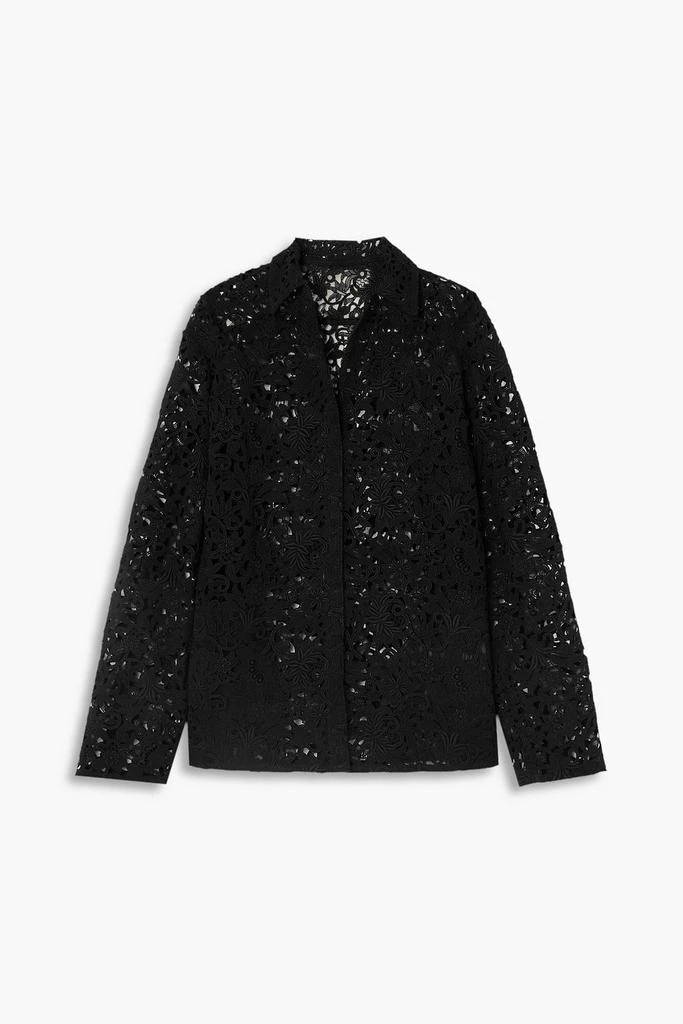 Valentino Cotton-blend corded lace jacket 1