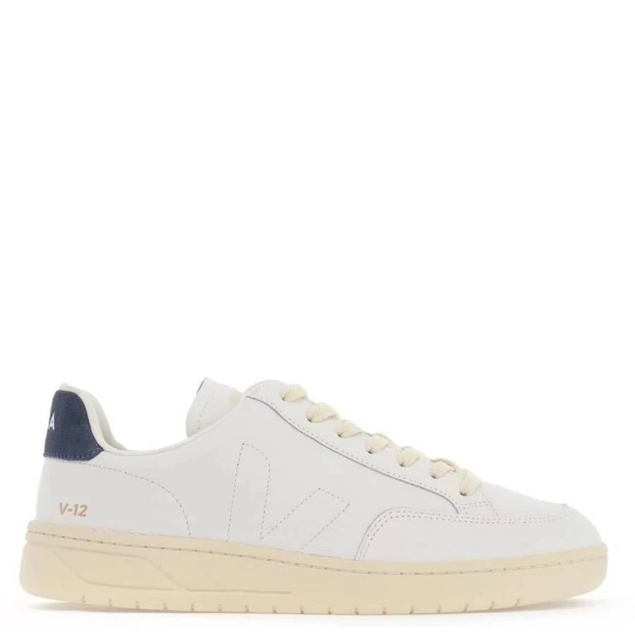 Veja V-12 Leather Low-Top Sneakers