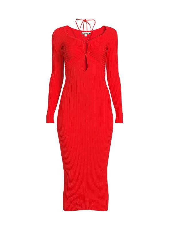 Solid & Striped The Lisa Midi Bodycon Dress 3