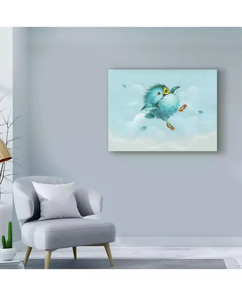 Trademark Global Peggy Harris 
Over The Rainbow Bird
 Canvas Art - 19" x 14" 3