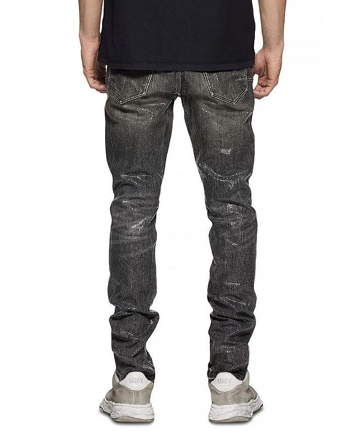 Purple Brand Tiled Overlay Skinny Jeans 2
