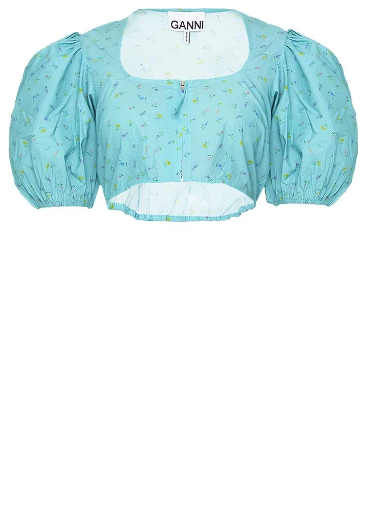 Ganni Floral-print top 1