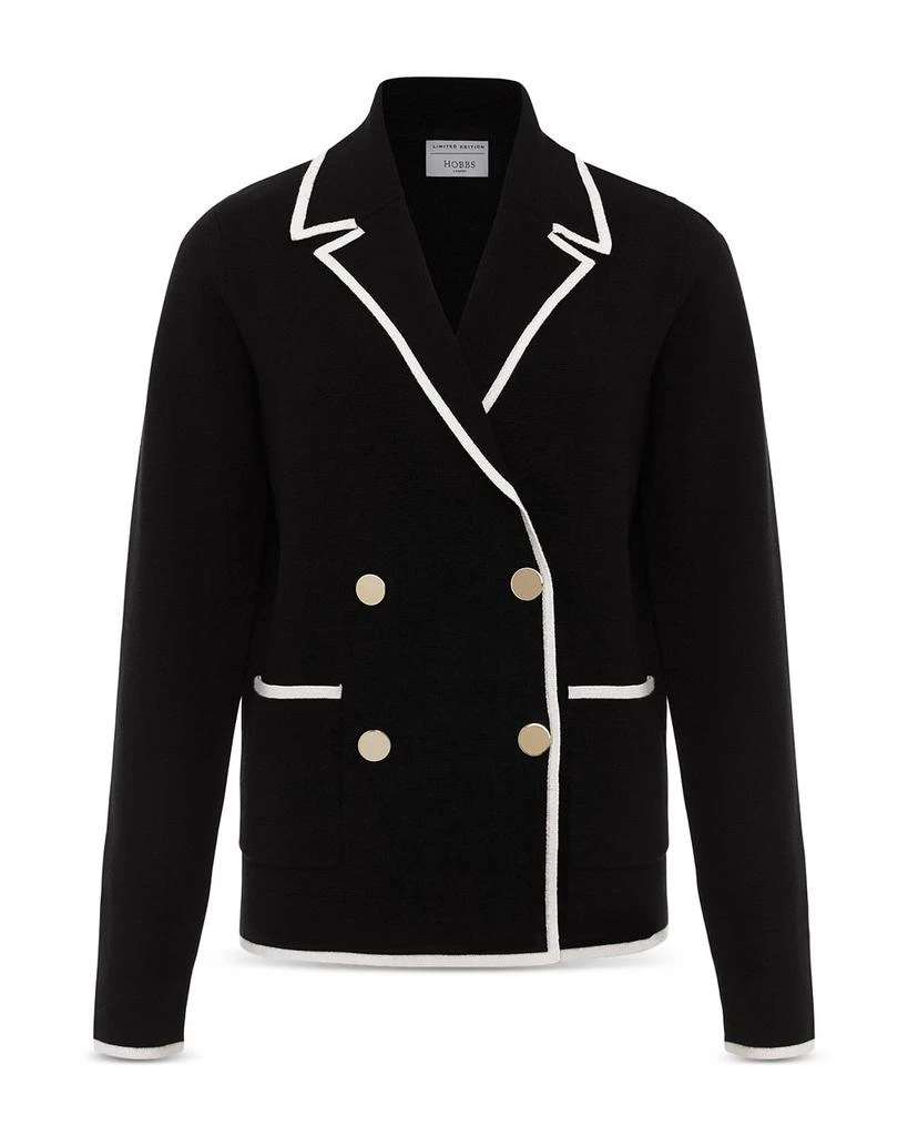 HOBBS LONDON Limited Hatfield Tipped Knit Blazer 10