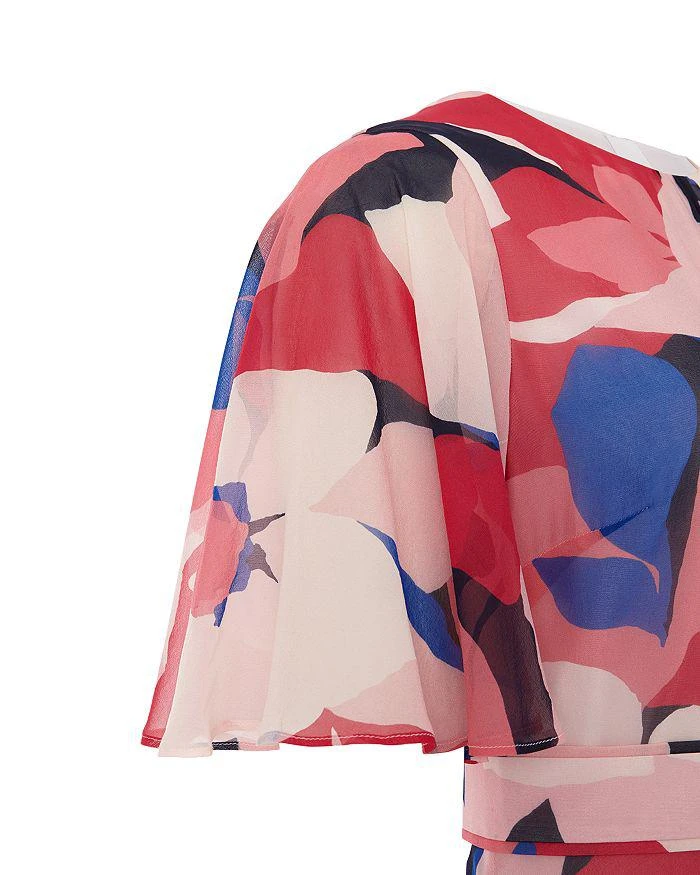 HOBBS LONDON Freya Printed Silk Dress 8