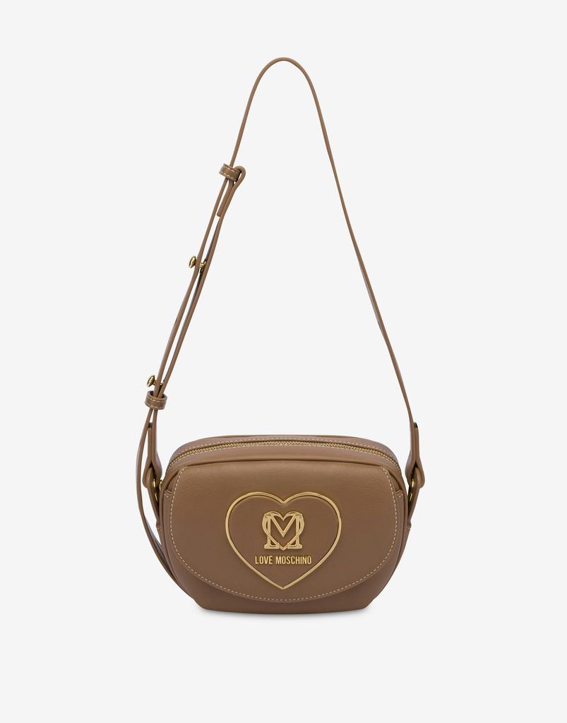 Love Moschino Heart Plaque Crossbody Bag