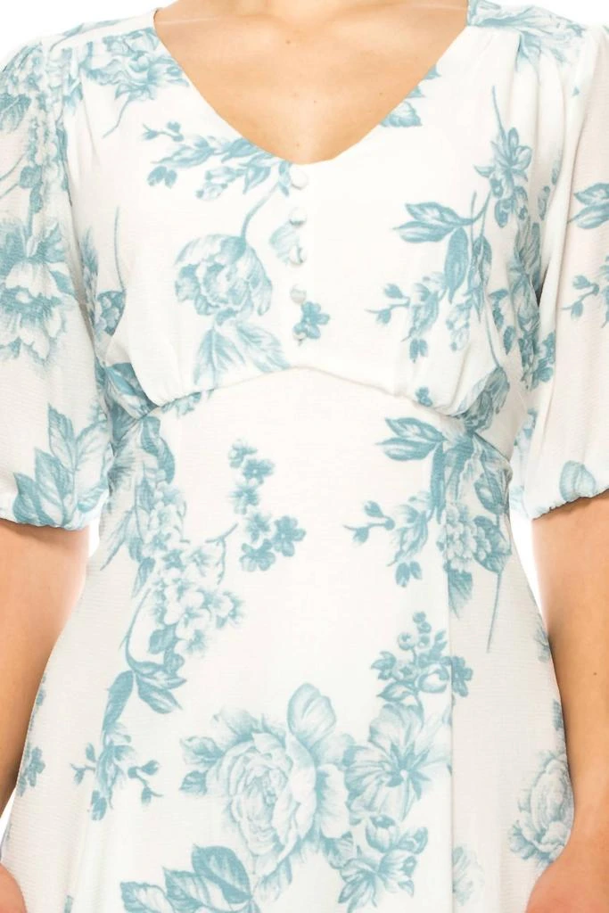 Sandra Darren Sandra Darren - Floral A Line Midi Dress 3