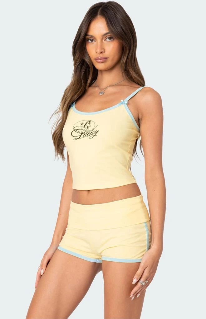 Edikted Lucky Contrast Tank Top 3