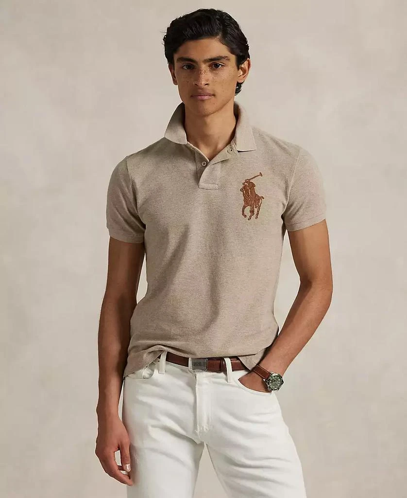 Ralph Lauren Men's Custom Slim Fit Leather-Pony Polo Shirt 1