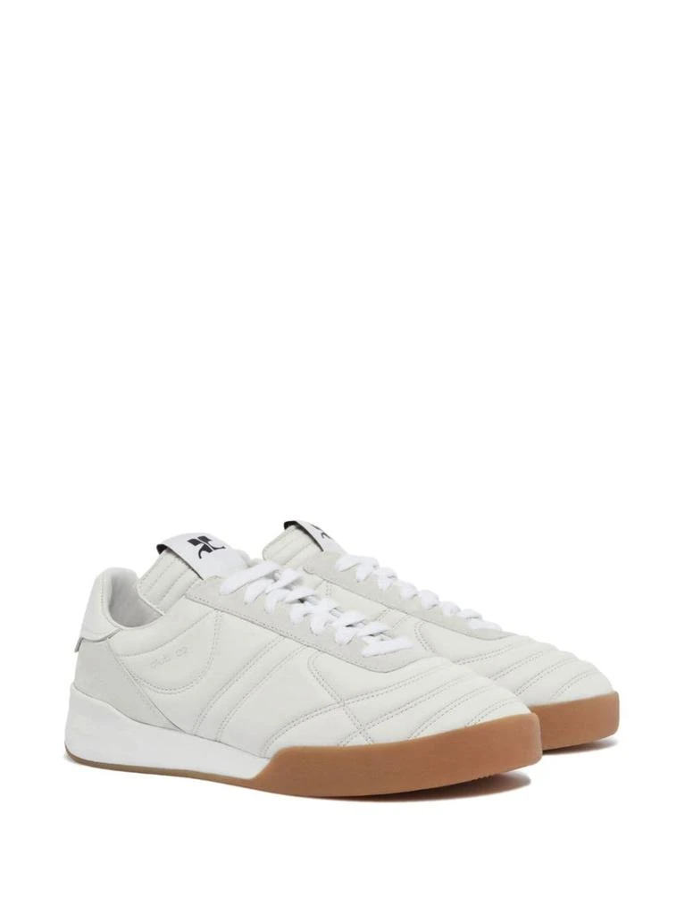 Courrèges Calf Leather Low-Top Sneakers 2