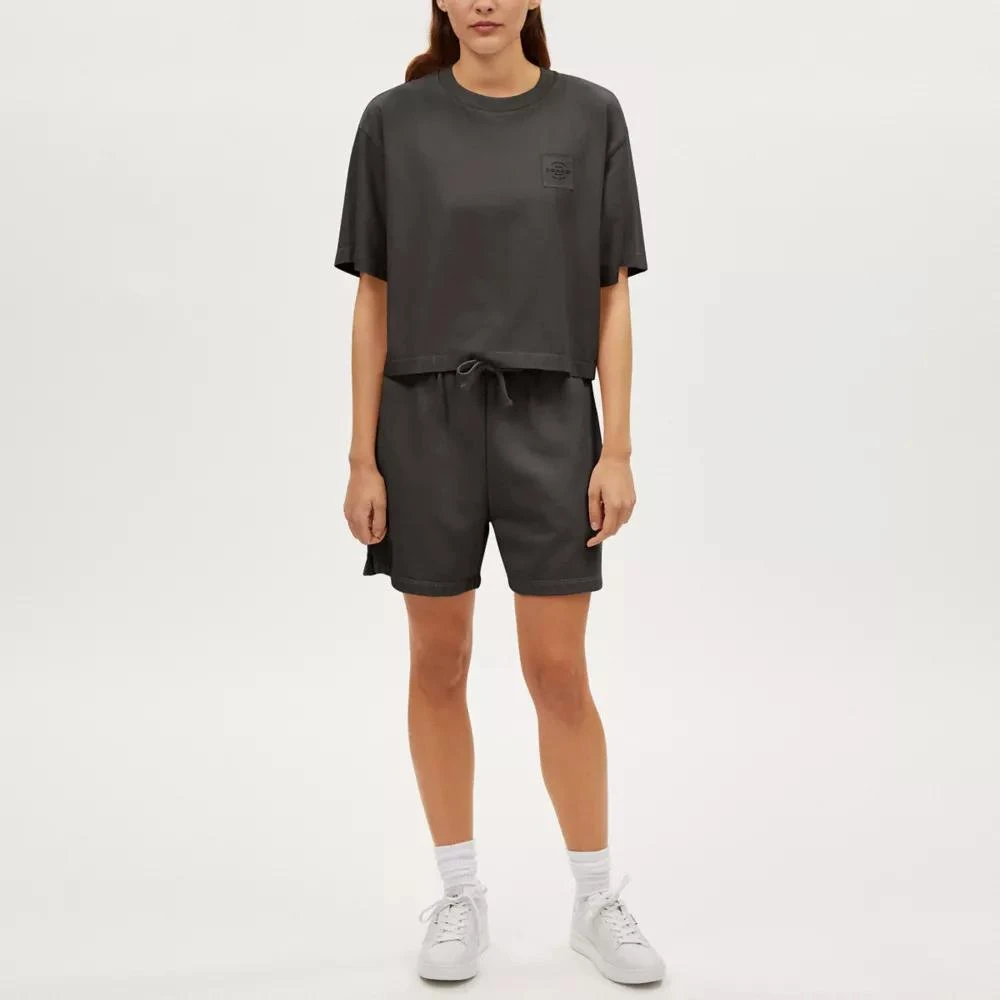 Coach Garment Dye Cropped T Shirt 2