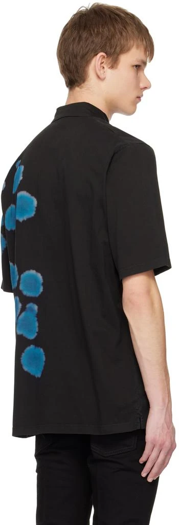 DSQUARED2 Black Goth Tie & Dyed Skater Polo 3