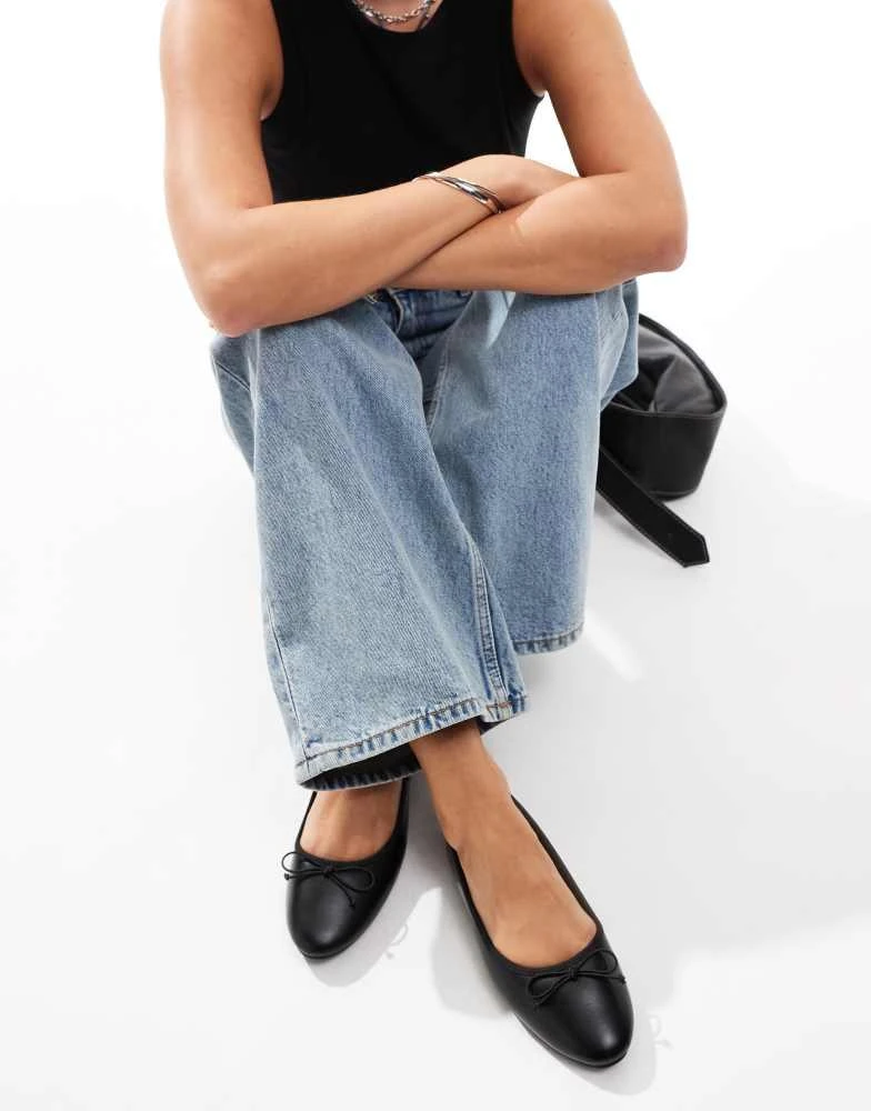 New Look New Look pu ballet flat in black 2