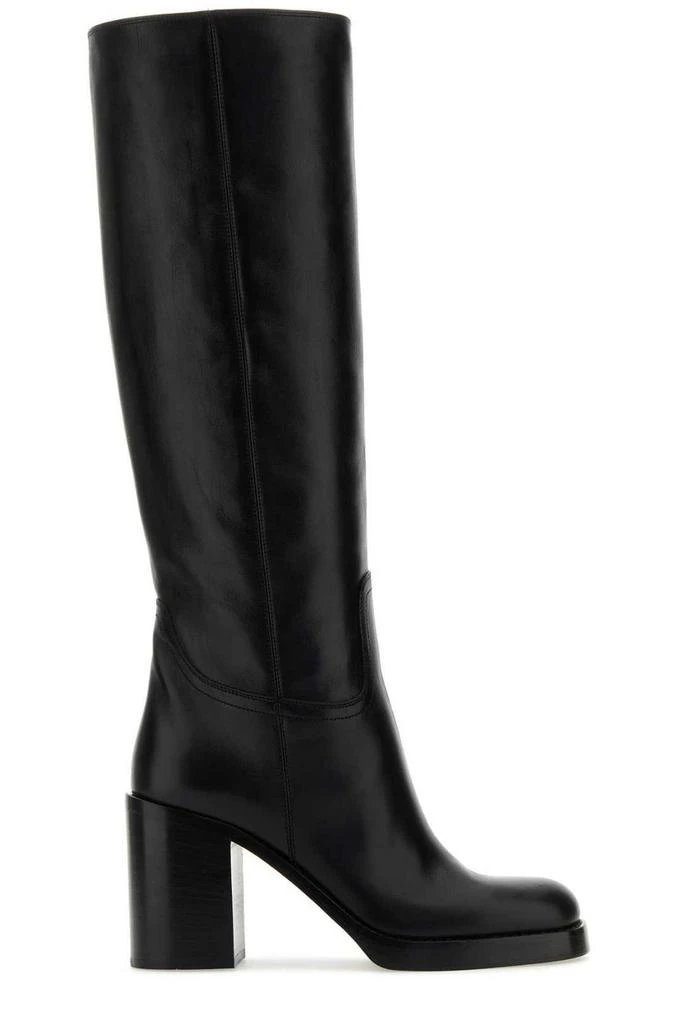 Prada Prada Knee-High Square Toe Boots 1