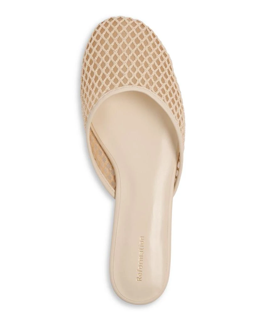 Reformation Women's Melly Woven Mules 3
