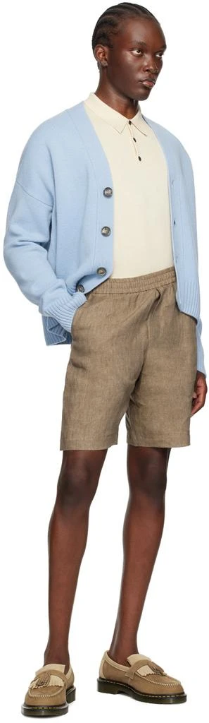 Sunspel Off-White Sea Island Cotton Polo 4