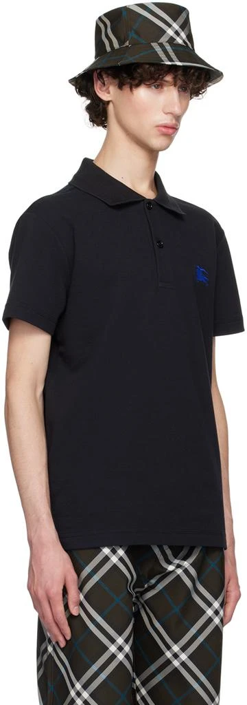 Burberry Black Cotton Polo 2