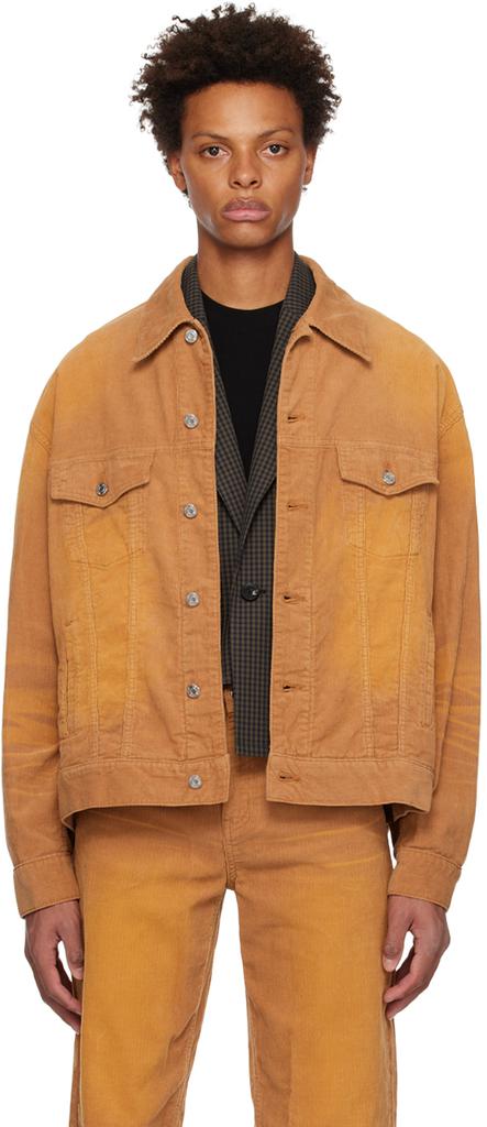 We11done Tan Oversized Jacket