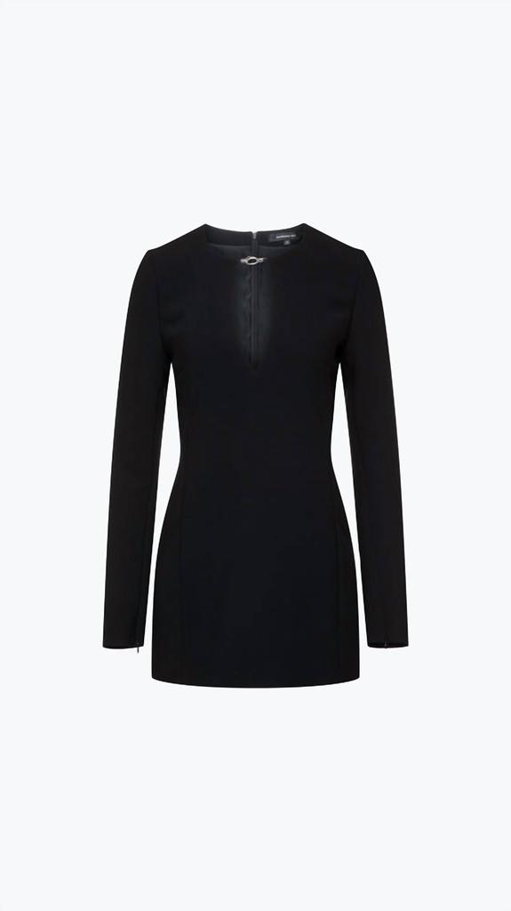 BARBARA BUI Fitted Crepe Tunic In Black