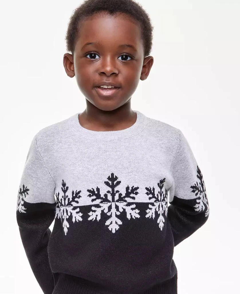 Holiday Lane Toddler Boys Snowflake Crewneck Sweater, Created for Macy's 3